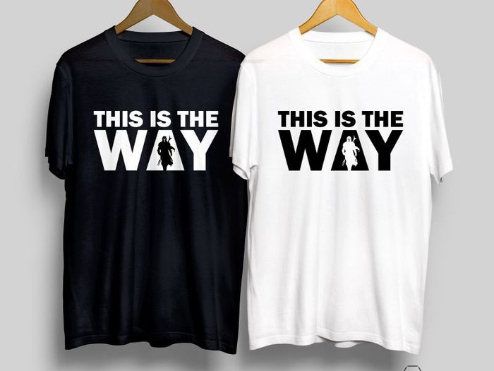 This is the way, the mandalorian t-shirt