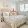 Winged Plush Velvet Fabric Ottoman Gas Lift Up Storage Bed Frame with Headboard Image 8