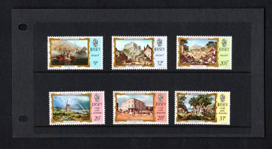 1984 Jersey Links with Australia Jersey Artists (5th Series) Paintings by John Alexander Gilfillan Commemorative Stamps Presentation Pack