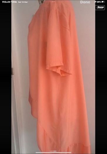 tunic Bnwt short sleeve tunic top asymmetrical freesize  14/16