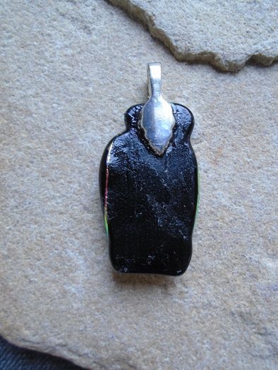 Dichoric glass pendant, Glass jewellery, New