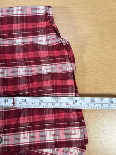Vintage Levis Red Check Shirt Size M Mens - Pearl Snap