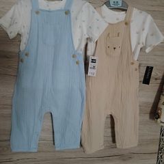 New baby dungarees sets, 9/12 months