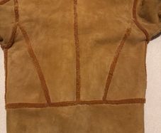Vintage Roisin  GARTLAND Sheepskin Shearling Jacket Waterfall Collar