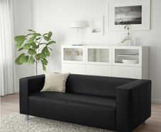 IKEA KLIPPAN 2-seat sofa leather look