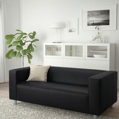 IKEA KLIPPAN 2-seat sofa leather look