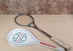 Vintage JAHANGIR KHAN Unsquashable The Conqueror Signiature Squash Racket graphite