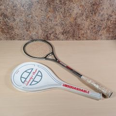 Vintage JAHANGIR KHAN Unsquashable The Conqueror Signiature Squash Racket graphite