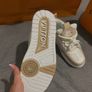 LV Trainer Sneakers  Beige & White  EUR 38 Image 3