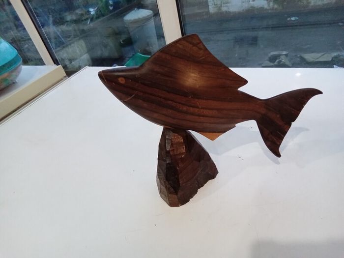 vintage Eric Anderson wood carving