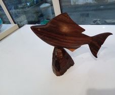 vintage Eric Anderson wood carving