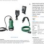 Bosch Home and Garden Cordless Submersible Water Pump GardenPump 18V-2000 Extension Kit (with Wall and Tank attachments and 2.5 m Garden Hose, in Carton Packaging), Classic Green Image 3