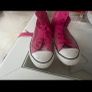 Converse Trainers High Tops Size 3 Image 2