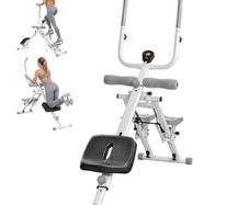 2 in 1 Ab Machine and Stair Stepper, Foldable