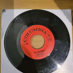 Johnny Mathis All Is Well 7 inch Vinyl Single Columbia 4 41583