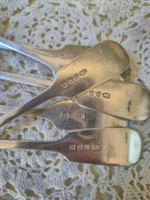 Vintage Plated Pastry Forks