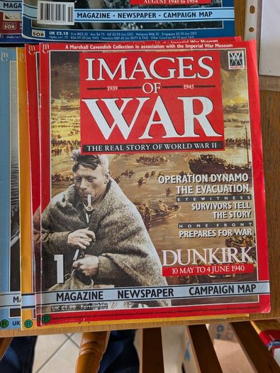 Vintage "Images of War" WW2 magazine collection