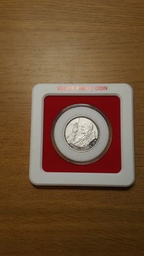 Poland 10000 zloty John Paul II 1988 rare silver coin
