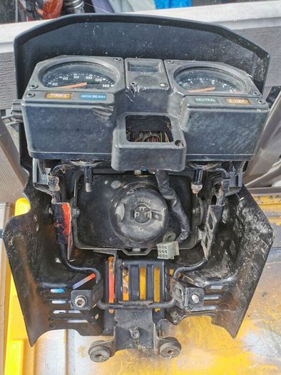 Kawasaki kmx front headlamp, fairing, clocks