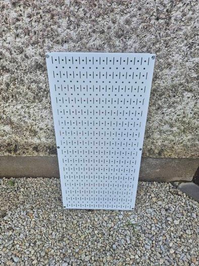 White Metal Pegboard