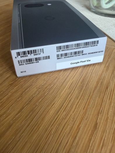 Google Pixel 10a NEW Obsidian (Black) 128GB Unlocked