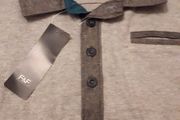 Excellent Quality F&amp;F Men's Grey &amp; Green XXL Polo Shirt (Brand New &amp; Tagged)