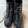 Chanel black leather boots Image 2