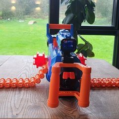 X-Shot Insanity Motorized Rage Fire Blaster + Belt & Scope