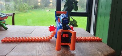 X-Shot Insanity Motorized Rage Fire Blaster + Belt & Scope