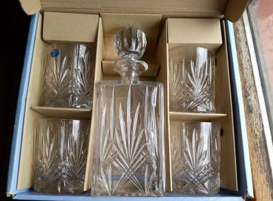 Brand New Crystal Whiskey Set - Bohemia Czech Republic