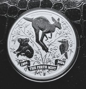2024 Australia 1oz .999 Silver  1899-2024 Perth Mint Anniversary coin