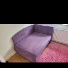 kid's children's corner sofa bed purple