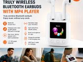 Denver TWE-61 MP4 Bluetooth Earbuds Truly Wireless Bluetooth Earbuds with MP4 Player