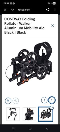 Brand New Rollator Walker with Seat