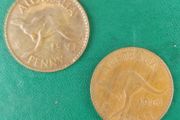 AUSTRALIA 1941 and 1961  Pennies In Extremely Fine Condition
