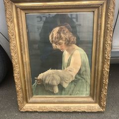 Large Victorian picture free postage