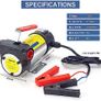 12V 175W Diesel Transfer Pump 45L/min Electric Fuel Transfer Pump with Nozzle & Hose for Diesel, Kerosi With storage case Image 2
