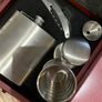 Drinks flask cups and cork screw Image 3