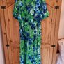Primark Green floral Dress. Size 14 Image 6