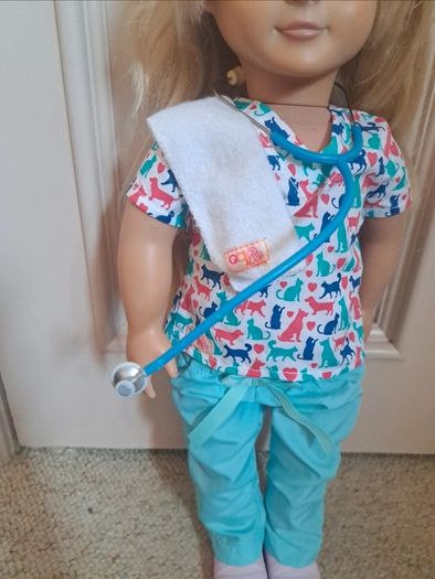 Our Generation Doll & Veterinary Outfit