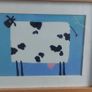 Lovely Pair of Framed Prints of Brightly Coloured Artworks of Animals in a Naive And Fun Style Perfect for a Baby Nursery or Kids Bedroom Image 5