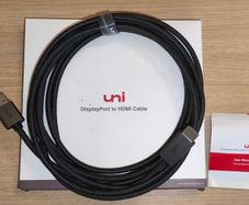 Uni DisplayPort to HDMI Cable 4K