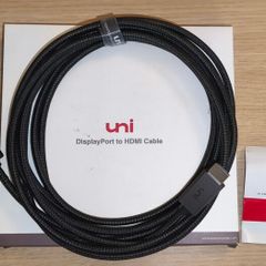 Uni DisplayPort to HDMI Cable 4K