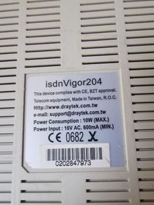 ISDN Dray Tek ISDN vigor204