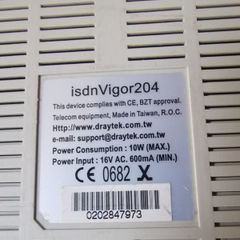 ISDN Dray Tek ISDN vigor204