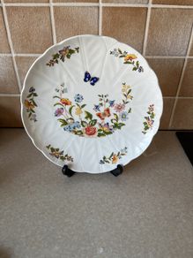 Aynsley Bone China Cottage Garden 10/1/4" Cake plate
