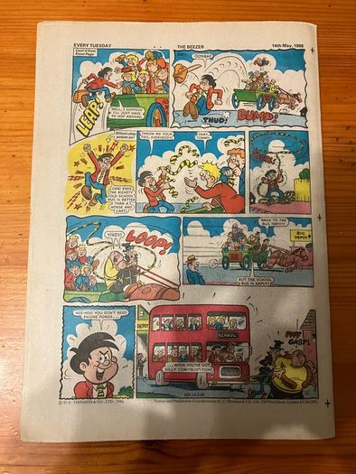 Comic: 'The Beezer' no. 1687 (14th May 1988)