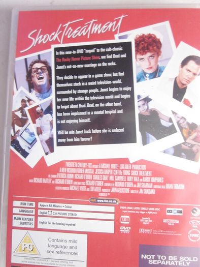 The Rocky Horror Picture Show/Shock Treatment 3DVD's