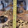 Brass Church Candelabras Pair Image 4