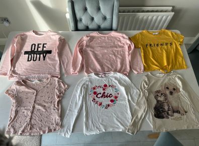 Girls tops bundle, Age 8-10 (Free girls clothes to first buyer to offer asking price on this bundle)